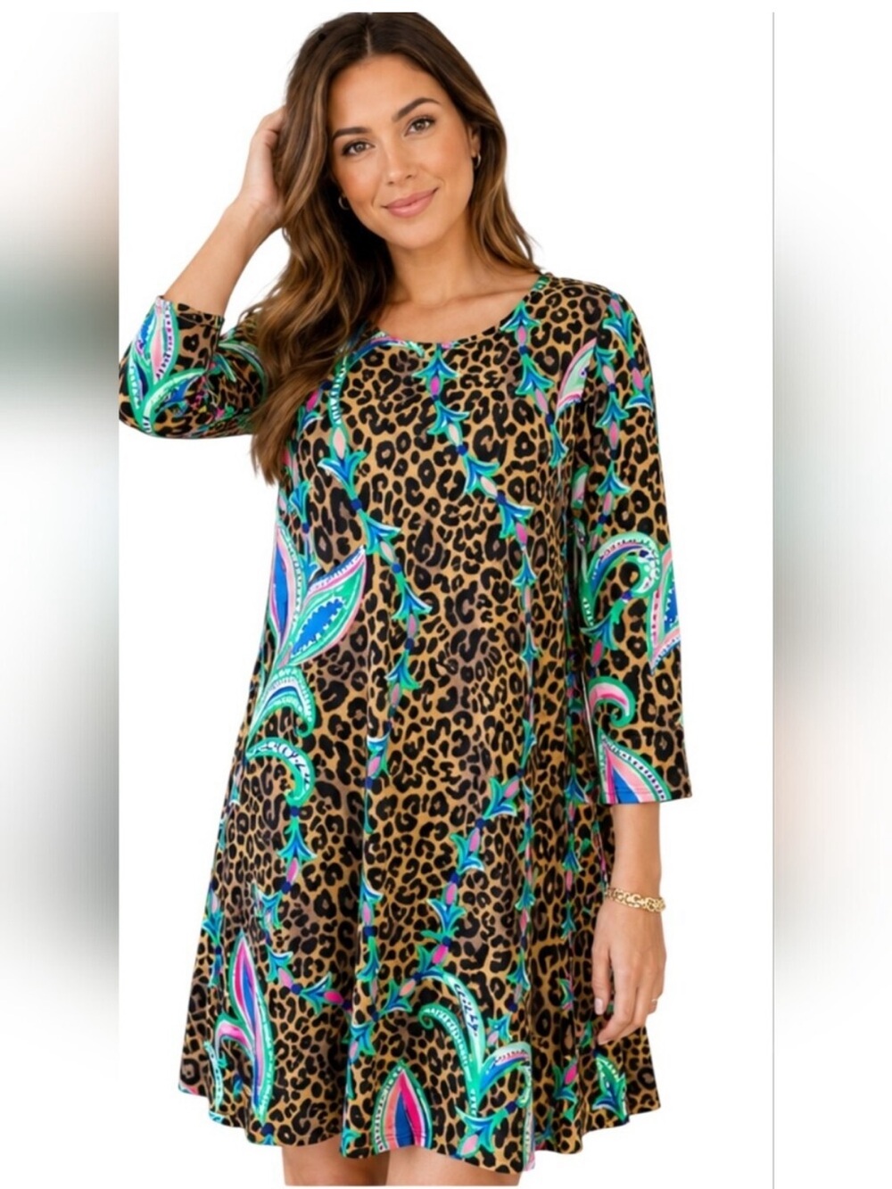 Lilly Pulitzer Ophelia Swing Dress Multi Best Kept Secret Print Size Medium